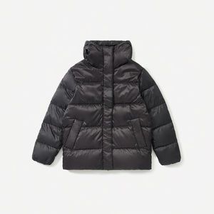 black Everlane ReNew puffer jacket